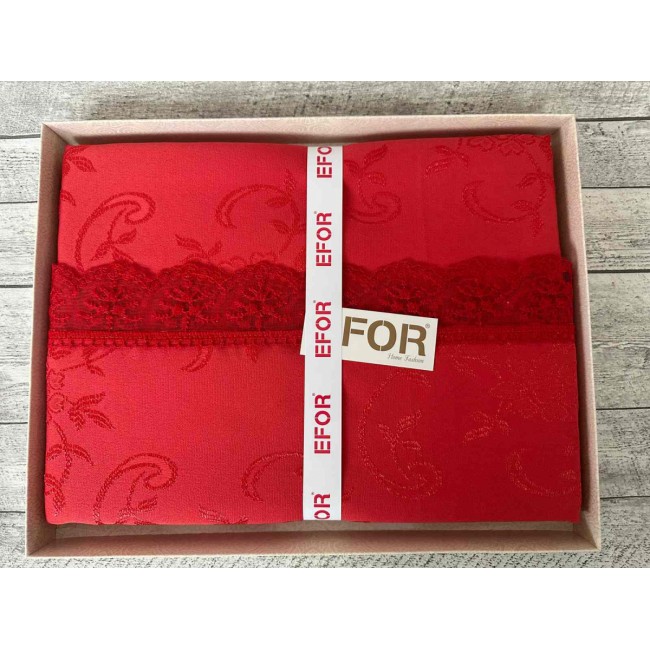 Скатерть EFOR 160x220 KDK KIRMIZI красный