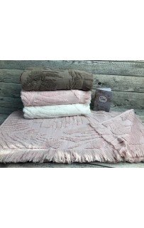 Полотенце SIKEL AMAZON SACAKLI (BUKLE) 4 шт хлопок (70*140)