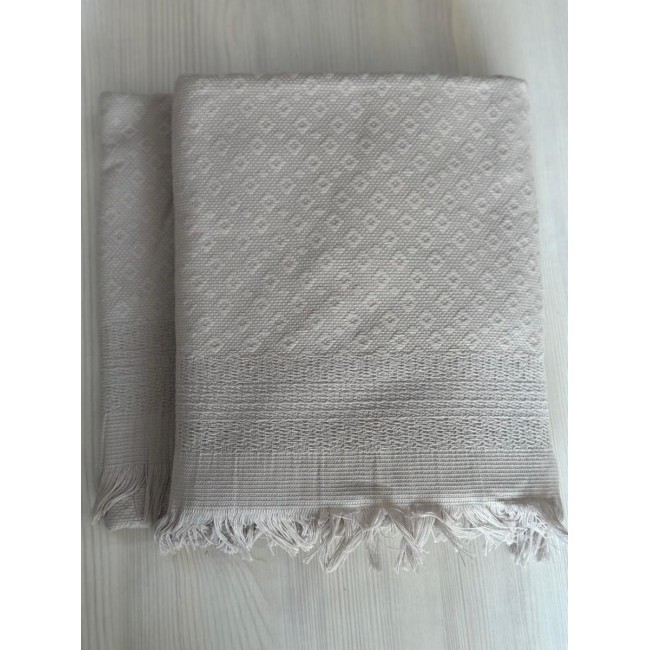 Набор полотенец TROPICAL из 2-х пред (50*90;70*140) серый GRI Набор полотенец TROPICAL из 2-х пред (50*90;70*140) серый GRI