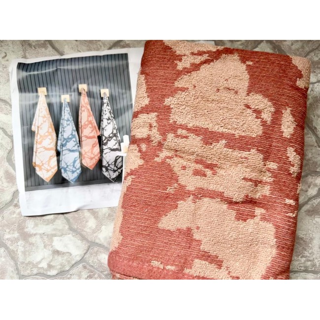 Пляжное полотенце пештемаль 100% хлопок Batik кирпичный (100*150)