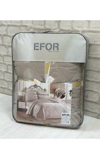 КПБ EFOR SATIN BEJ с одеялом бежевый евро