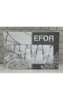 Скатерть EFOR KDK SET 160*350 +12 салфеток- белый BEYAZ