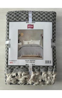 Покрывало EFOR V DESEN (170*210) антрацит ANTRASIT