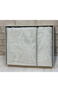 Набро полотенец EFOR из 2-х предметов (50*90.70*140) модель ANNA (серый) GRI
