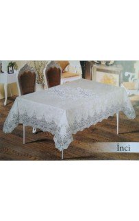 Скатерть EFOR INCI 160*300 прямоугольная серый GRI