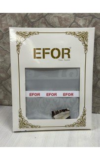 Скатерть EFOR ESILA 160*220 прямоугольная серый (GRI)