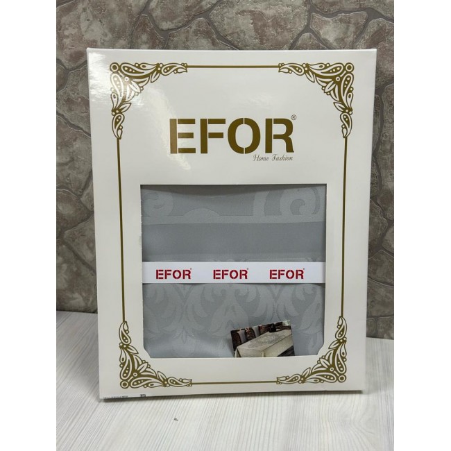 Скатерть EFOR ESILA 160*220 прямоугольная серый (GRI)