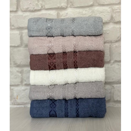 Полотенце EFOR PRIZMA 6 шт хлопок (70*140)
