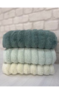 Полотенце EFOR TRACY (70*140) 3 шт зелёный YESIL