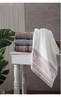 Полотенце Pupilla OTANTIK BUK (4 шт.) хлопок (50*90)