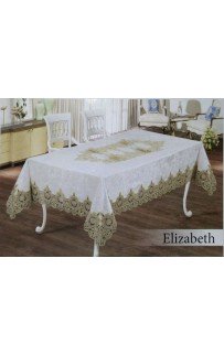 Скатерть EFOR ELIZABETH 160*220 прямоугольная крем
