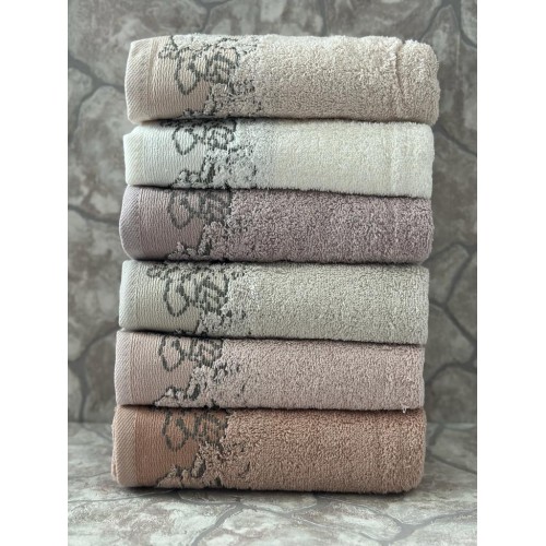 Полотенце EFOR SAKLIBAHCE 6 шт хлопок (70*140)