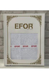 Скатерть EFOR HAFSA 160*220 прямоугольная белый BEYAZ