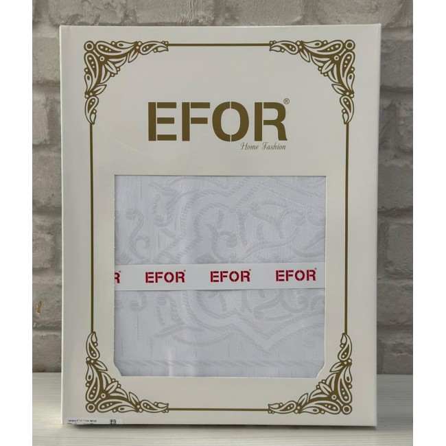 Скатерть EFOR HAFSA 160*220 прямоугольная белый BEYAZ