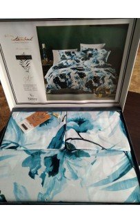 КПБ Istanbul Home Pamuk Satin Serios (GIZIA BLUE) евро
