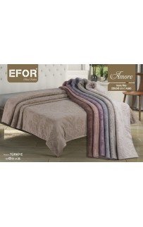 Покрывало EFOR AMORE махровое (220*240) темно-бежевый K. BEJ