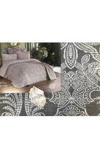 Покрывало EFOR SOFT LETTO 240*260 с наволочками (60*80) кофейный