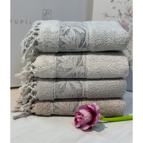 Полотенце Pupilla ORKIDE (4 шт.) хлопок (50*90)