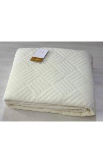 Покрывало COVERLET ПВХ велюр (220*240) кремовый KREM