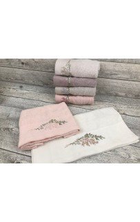 Полотенце EFOR ELIT 6 шт хлопок (70*140) модель мимоза