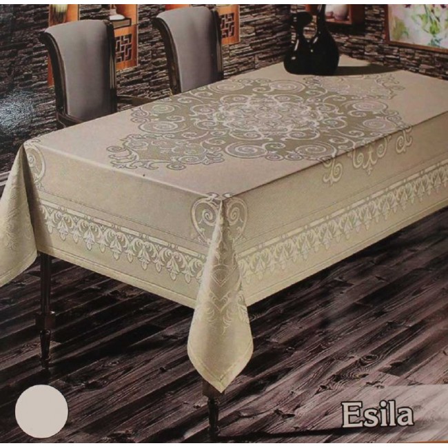 Скатерть EFOR ESILA 160*220 прямоугольная капучино