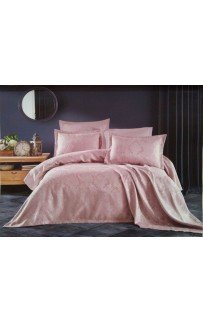 Покрывало EFOR (Gardines) с наволочками MONICA (240*260) пудра PUDRA