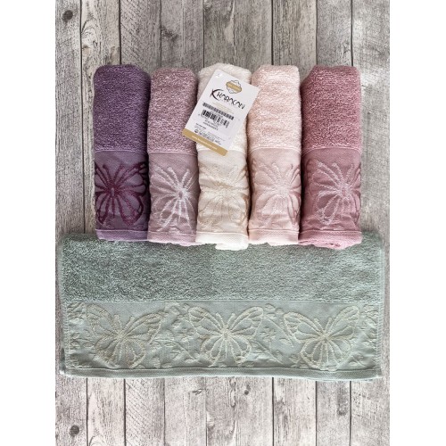 Полотенце KARACAN PAPILLIO 6 шт хлопок (50*85)