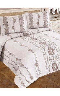 Покрывало EFOR гобеленовое двухстороннее EZGI (240*260) c наволочками серый Покрывало EFOR гобеленовое двухстороннее EZGI (240*260) c наволочками серый