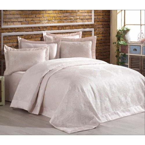 Покрывало EFOR (Gardines) с наволочками DIVA 240*260 пудровый PUDRA