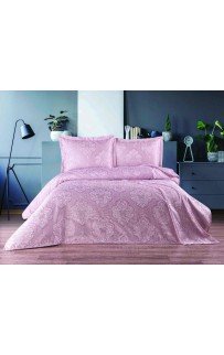 Покрывало ECOSSE BLUME 3 предм. (240*250) светло-розовый PUDRA