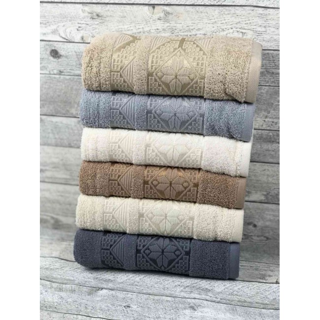 Полотенце LUZZ ELMAS (50*90) 6 шт