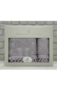 Набор полотенец Pupilla ELIZ хлопок (2 шт) (50*90,70*140) сирень