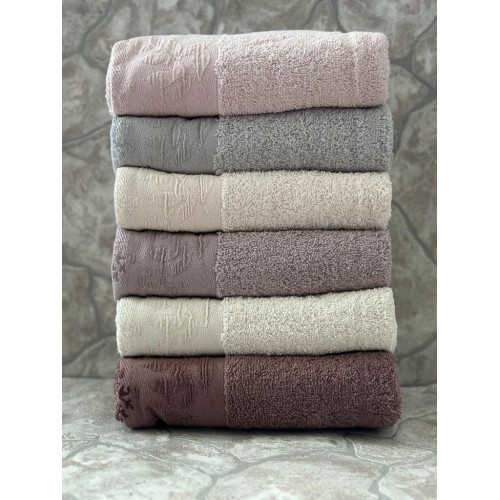 Полотенце EFOR AYBUKE 6 шт хлопок (70*140)