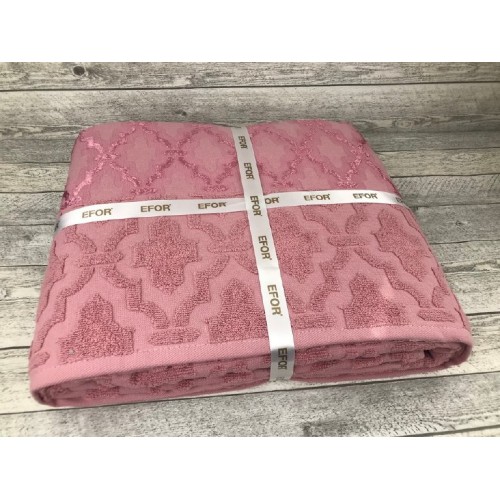 Покрывало EFOR махровые (200*220) темная роза