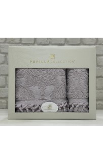 Набор полотенец Pupilla ELIZ хлопок (2 шт) (50*90,70*140) сирень