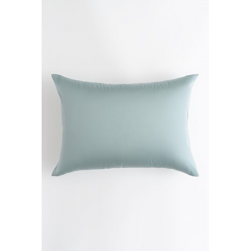 Наволочки тенсель "БРИЛЛИАНТ" бирюзовый 50x70 (2шт), GERMAN GRASS