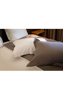 015 Постельное белье Twist grey and white Семейный