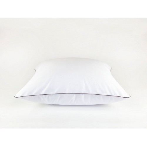 Наволочки "НОБИЛИС" белый с серым кантом 70x70 (2шт), GERMAN GRASS