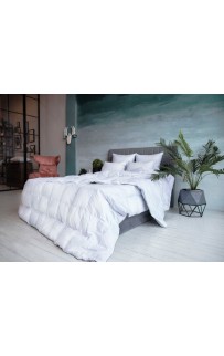 FDN-02292 Одеяло пуховое "ГРЕЙС" в 100% хлопке всесезонное 200x200, GERMAN GRASS