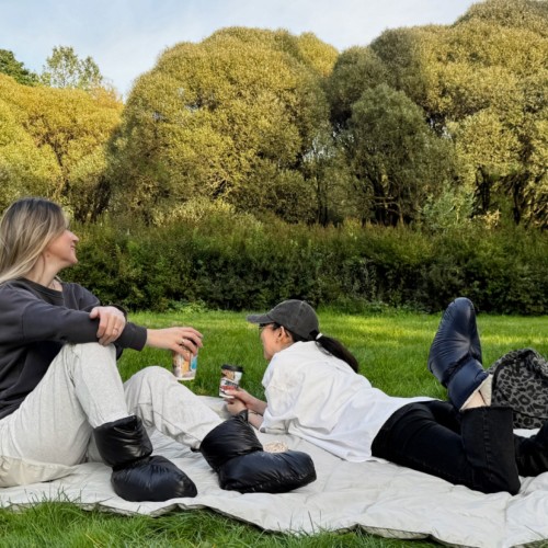 Сапожки-носочки пуховые Comfort Socks Travel Grass LATTE 36-39 р.