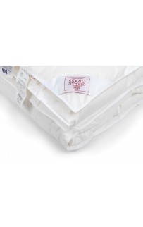 Одеяло пуховое "РОЯЛ" кассетное ручной работы, всесезонное 260x240, GERMAN GRASS