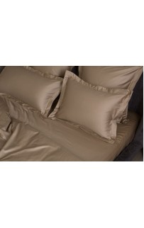 Простыня на резинке Caramel Beige Allure Grass 140х200?40