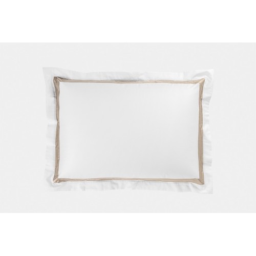 Наволочки с широкой отделкой "АЛЛЮР" альпийский розовый нюд 50x70 (2шт), GERMAN GRASS