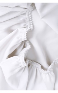 Простыня на резинке NOBLE TRADITIONS GLACE WHITE GRASS 200х200х40