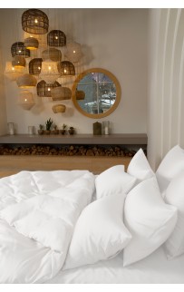 Простыня тенсель "БРИЛЛИАНТ" белый 240x260, GERMAN GRASS