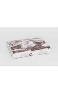 Простыня на резинке хлопок "АЛЛЮР" молочный шоколад 200x200x40, GERMAN GRASS