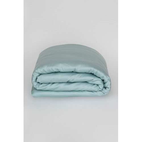 Пододеяльник тенсель "БРИЛЛИАНТ" бирюзовый 240x220, GERMAN GRASS