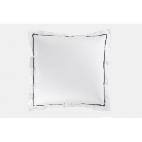 Наволочки с узкой отделкой "АЛЛЮР" альпийский графит 70х70 (2шт), GERMAN GRASS