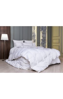 FD-1260 Одеяло пуховое "ВЕЙТ" в хлопковом сатине, всесезонное 260х240, GERMAN GRASS