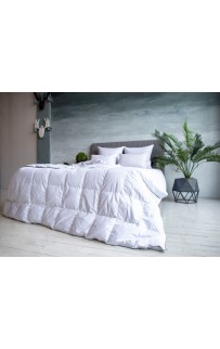 FDN-02232 Одеяло пуховое "ГРЕЙС" в 100% хлопке всесезонное 155x200, GERMAN GRASS